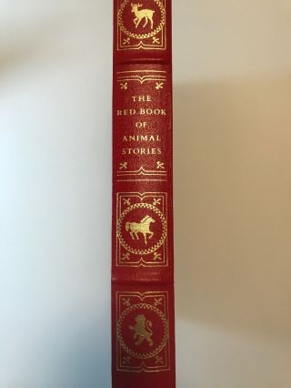 The Red Book Of Animal Stories | Franklin Library Leather - Bound | Never Read