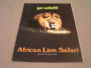 African Lion Safari Rockton On.  Canada 1970 