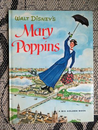 Vintage 1964 Big Golden Book - Walt Disney 