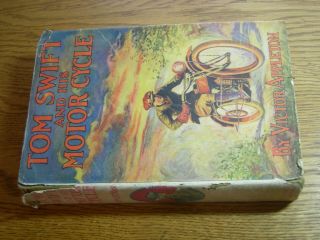 1910 Tom Swift And His Motor Cycle Hb W/dj By Victor Appleton Look