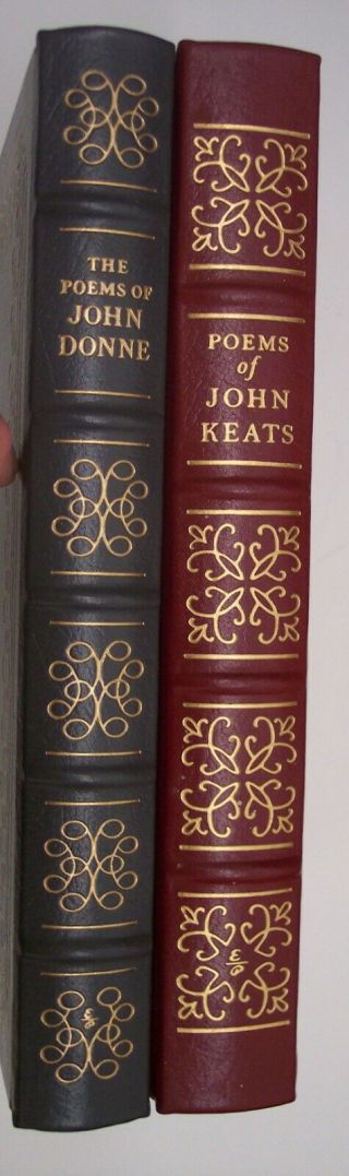 2 - Easton Press - - Collector Edition (poems Of John Keats & Poems Of John Donne)