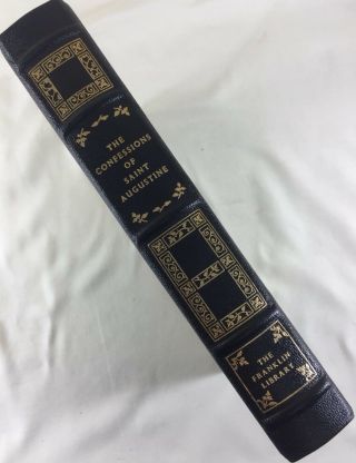 The Confessions Of Saint Augustine Franklin Library Full Leather Limited 1976