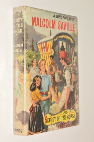 Malcolm Saville The Secret Of The Gorge Hb Dj 1958 First Edition Lone Pine Five