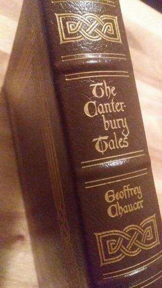 The Canterbury Tales - Geoffrey Chaucer,  Easton Press Leather 100 Greatest Books