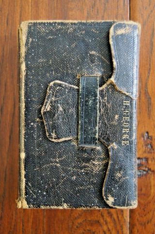 1849 The Holy Bible - Wallet Style - King James - Itinerant Preacher - Civil War