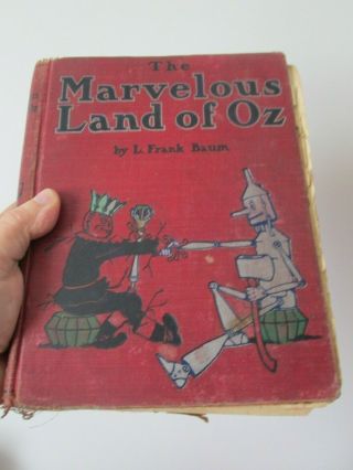 1st Edition 1904 - The Marvelous Land Of Oz - L.  Frank Baum 1