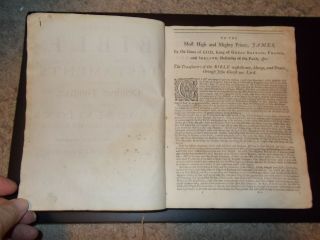 1755 King James Bible - Old Testament - Genesis - Job Complete - Baskett - w/Title 2