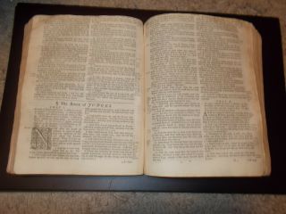1755 King James Bible - Old Testament - Genesis - Job Complete - Baskett - w/Title 5