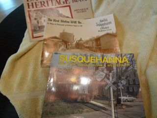 3 Railroading Books,  Lackawanna Heritage 1947 - 52,  Two Ny Susquehanna & Western