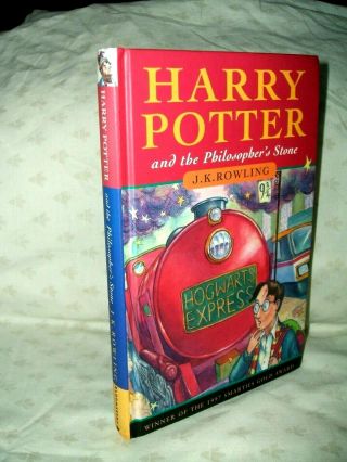 Harry Potter And Philosopher`s Stone - 15th Print Hardback - Bloomsbury 1997 Vg