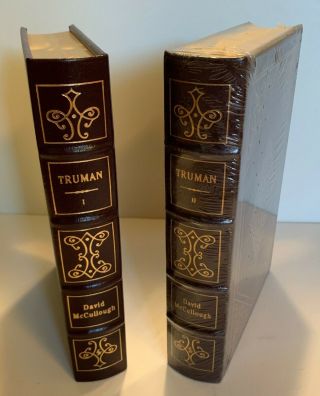 Truman: Volume 1 And 2 By David Mccullough,  Leather Bound Easton Press