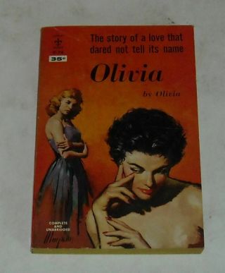 Unread 1949 Berkley Books Olivia Sleaze Pb Gga Cover Lesbian Interest