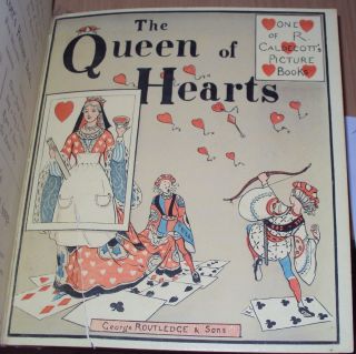 C 1870 EIGHT CALDECOTT PICTURE BOOKS - QUEEN OF HEARTS JOHN GILPIN BABES IN WOOD 8