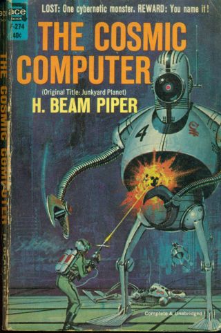 The Cosmic Computer By H.  Beam Piper (1963) Ace Pb
