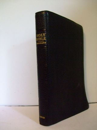 Calf - Skin Leather Holy Bible.  Oxford.  King James Version