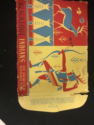 Vintage,  1958,  Blackfoot,  Indians,  Glacier National Park,  24 Prints,  Winold Reiss,  Nr