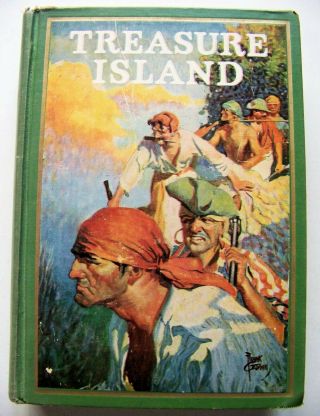 1924 Colorplate Edition Treasure Island By R.  L.  Stevenson & Frank Godwin