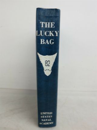 1982 Lucky Bag US Naval Academy 82 USNA Blue Yearbook 4