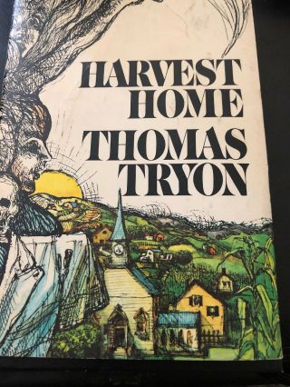 Thomas Tryon: Harvest Home 1973 Knopf Inc Hardcover Dust Jacket