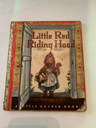 1948 Little Red Riding Hood By Elizabeth Orton Jones A Little Golden Book