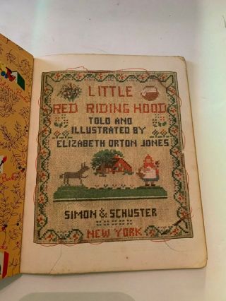 1948 Little Red Riding Hood by Elizabeth Orton Jones A Little Golden Book 2