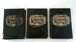 Washington Irving Antique Books 1800 