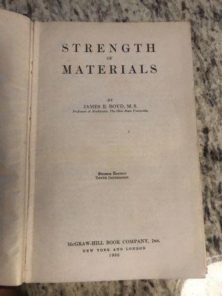 1935 Antique Engineering Book 