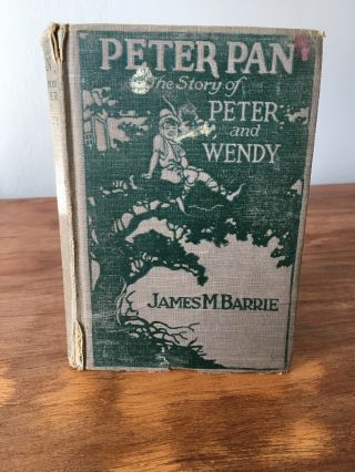 Vintage Peter Pan The Story Of Peter And Wendy - Jm Barrie - 1911 - Photoplay Ed