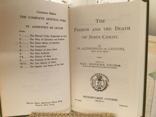 The Passion and the Death of Jesus Christ St.  Alphonsus de Liguori 1954 4