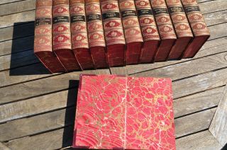 Waverley Novels Sir Walter Scott - 11 Hardcover Antique Books 4