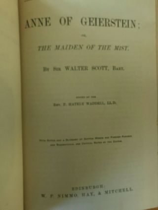Waverley Novels Sir Walter Scott - 11 Hardcover Antique Books 5