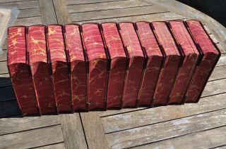 Waverley Novels Sir Walter Scott - 11 Hardcover Antique Books 8