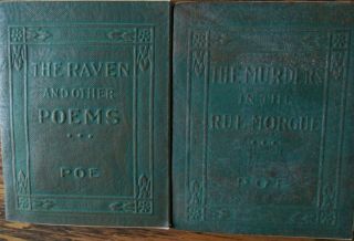 Edgar Allan Poe,  Little Leather Library - The Raven,  Murders On The Rue Morgue
