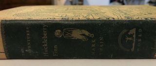 The Adventures Of Huckleberry Finn By Mark Twain 1947 Illustrated Vintage Old