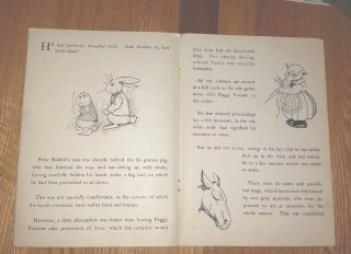 1917 Book - Peter Rabbit Goes to School - Saalfield Publishing 6