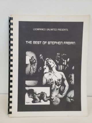 1976 The Best Of Stephen Fabian Loompanics Unlimited Presents 1032/1500