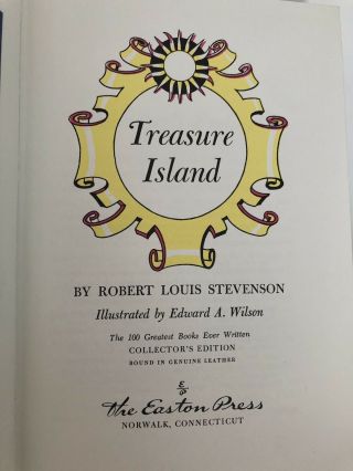 Treasure Island,  R.  L.  Stevenson,  Easton Press,  Collector ' s Edition,  1994 6