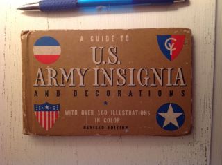 Ww2 U.  S.  Military Insignia/decorations Book,  1941/42