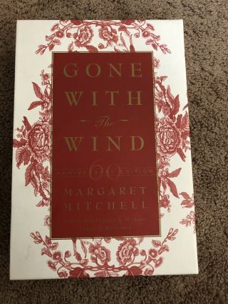 Hardcover Gone With The Wind 60th Anniversary Slipcase Ed.  Mitchell