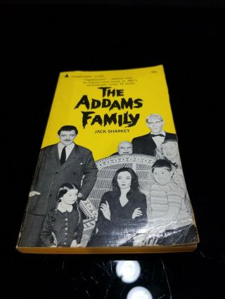Jack Sharkey The Addams Family = Tv Show Cast Cover 1965 Pb First Ed