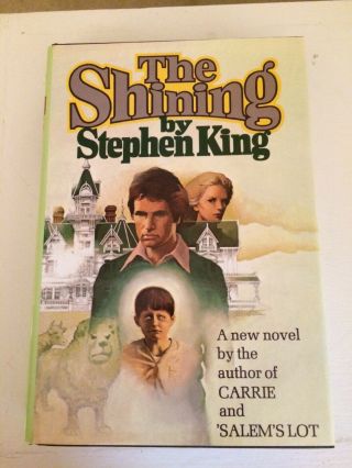 The Shining By Stephen King 1977 1st Edition Book Club,  Hardcover,  Dust Jacket