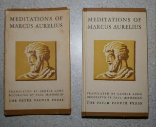 Meditations Of Marcus Aurelius Hard Book George Long Peter Pauper Press