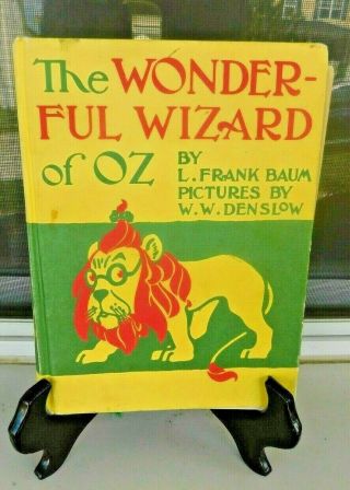 The Wonderful Wizard Of Oz By L.  Frank Baum,  1987 Reprint Of First Edition Hc