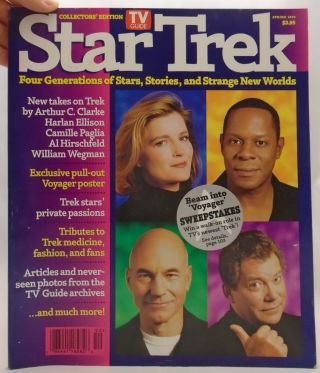 Harlan Ellison Signed - City On The Edge Of Forever - Star Trek - Tv Guide 1995