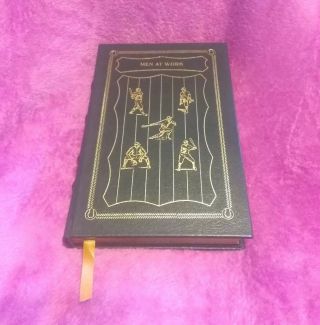 Easton Press Men At Work George Will Leather Hardcover 1990 Collector 