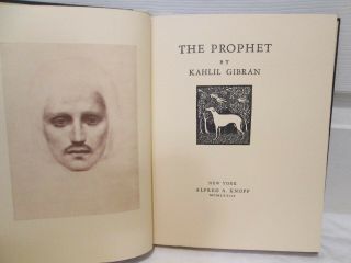 THE PROPHET BY KAHLIL GIBRAN.  DELUXE EDITION (1973).  WITH SLIPCASE. 4