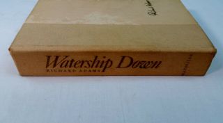 Signed 1st Edition Watership Down Book,  Live Signature Richard Adams 2