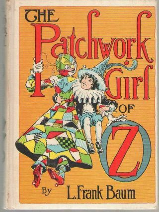 The Patchwork Girl Of Oz By L.  Frank Baum - White Spine Reprint 1964