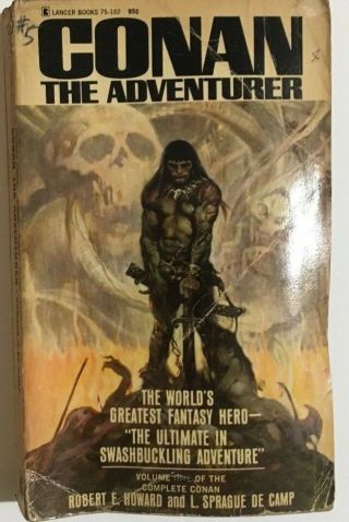 Conan The Adventurer By Robert E Howard & L Sprague De Camp (1966) Lancer Pb