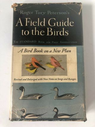 A Field Guide To The Birds By Roger Tory Peterson - Hardcover Book 1939